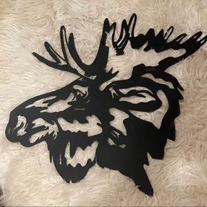 Metal Moose wall hanging